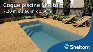 Piscine coque polyester - Made in France - Sheltom
