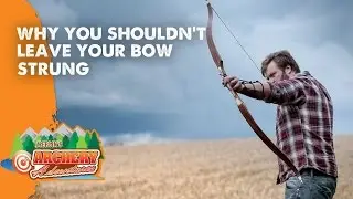 Why you shouldn't leave your bow strung for long periods of time (Archery)