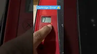 Hp Ink Tank 319 Printer Cartridge Error Problem #shorts #hpprinter #shorts #shortsfeed