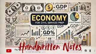 Economy handwritten notes for RAS & UPSC #economy #ras #upsc