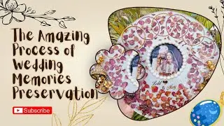 Bridal Keepsake Frame | Resin Art Process with Varmala & Kaliras|Preserving Bridal Memories in Resin