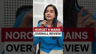 NORCET 9 Mains final review #norcet9