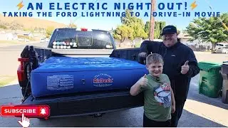 Electric Night at the Drive-In: Taking the F-150 Lightning to the Movies!