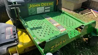 John Deere Z345 &ldquo;traction belt keeps coming off&rdquo;