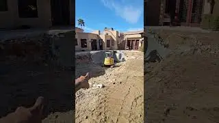 Removing a swimming pool #construction