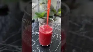 No sugar watermelon drink with chia seeds &mdash; clean, refreshing & healthy #shorts
