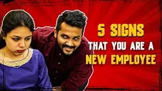 😀 5 Signs of New Employee | VJ Tara, VJ Balaw | Office Atrocities