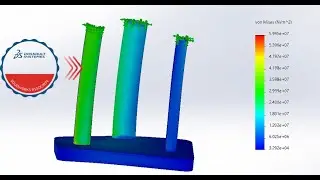 SOLIDWORKS Simulation Tutorial (CSWA-S exam preparation 5)