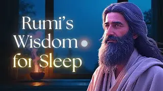Rumi Quotes for Sleep 🌙 Fall Asleep with Relaxing Music & Peaceful Voice