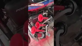 3 pipe air pressure horn installation splendor best horn 📯 #splendor 💫☺️❣️#bikemaster07#shorts 💗❣️