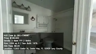 091 736587 12303 Cedar St Cedar Key FL 32625 Levy County