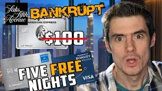 Saks BANKRUPT, Amex Credit Safe? + New Credit Card Rumor + 5 FREE Hotel Nights