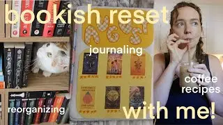 bookish reset with me! book & clothing haul, reading journal updates, and baking!