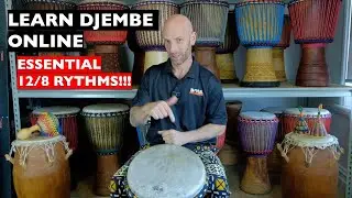 2 ESSENTIAL Djembe Rhythms in 12/8 | Learn Djembe Online