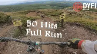 DYFI Bike Park - 50 Hits - Wet Full Run with Commentary #gopro #dyfi #dh