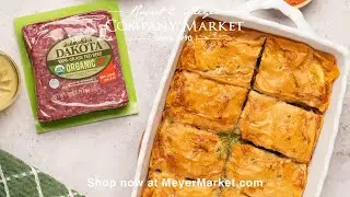 Phyllo Ground Beef Pie Recipe Featuring Dakota Grass-Fed Organic Ground Beef