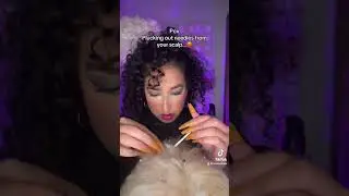 Like who put them there ?! #asmr #tingles #asmrhair #asmrhairplay #asmrsatisfyingsounds #fyp #hair
