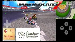 Mario kart 7 on Azahar Emulator (2120-rc3)
