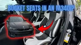 I PUT CARBON BUCKET SEATS IN MY M340i!