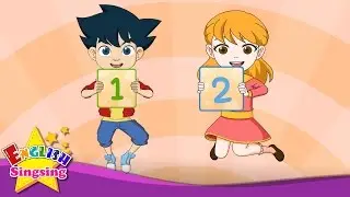 One, Two, Buckle My Shoe - counting out rhyme - English Nursery Rhyme - Kids number song with lyrics