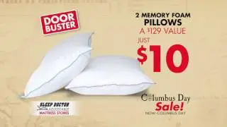 Sleep Doctor Mattress Store - Columbus Day Sale!