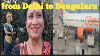 उत्तर से दक्षिण: दिल्ली से बंगलौर हवाई सफरनामा✈️🤗🙏