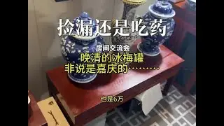 It's clearly late Qing dynasty porcelain, but the shop owner insists it's from the Jiaqing period...