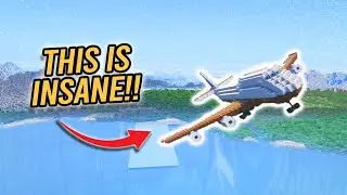 Building a WORKING Commercial Airliner in Modded Minecraft