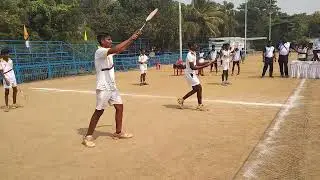 Tamilnadu v/s kerela ( boy's) quarter final match 42nd Sub Jr. National Ball Badminton championship
