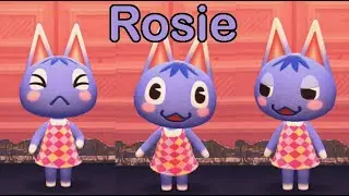 【Animal Crossing New Horizons】Rosie All 44 Emote Reactions