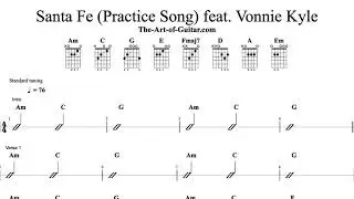 NEW! Full-Length Practice Songs @ The-Art-of-Guitar.com (Santa Fe) feat. Vonnie Kyle