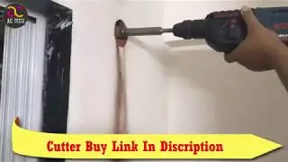 Install mini  dultless AC hole