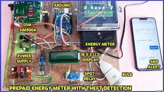 Arduino and GSM based Prepaid Energy Meter with Theft Alert