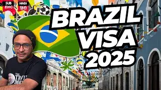 How to Apply for a Brazil Tourist Visa for Indians 2025 | भारतीयों के लिए- Complete Guide!