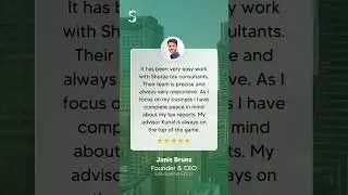 Janis Bruns' Success Story with Shuraa Tax