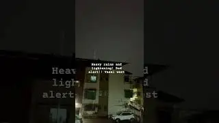 Heavy rains and lightening at Vasai west! #vasai #vasaiwest