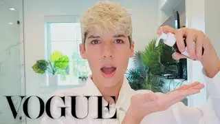 Mario Selman Reveals His Glowy Skin 42 Step Routine | Beauty Secrets | Vogue Parody