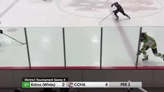 CCHA Vs Edina White - District Tournament - 2021-22 Bantam B1 (Part 2)