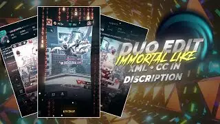 IMMORTAL COPY 💝 । FF DUO TREND । XML + CLIP + CC 🤍 । NEW TREND  💖💫 । FF EDIT &lrm;⁨@ofcvynther