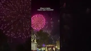 Epic Fireworks in Valletta &ndash; Malta Fireworks Festival! #malta #fireworks #valletta  #travel