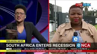 Statistics South Africa releases country's GDP