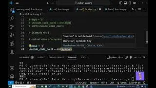 (SY) ord() built_in function in python