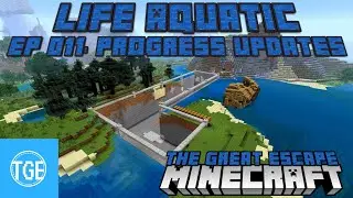 Minecraft: Let's Play Update Aquatic Ep 011: Progress Updates!