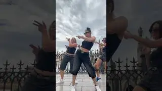 When girls couldn&rsquo;t resist to join🤪🤭 #czech #dance #shorts #ytshorts #praguegirls #charlesbridge