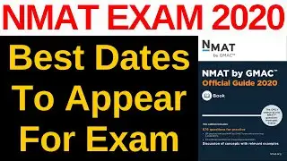 Best Dates For NMAT Exam 2020