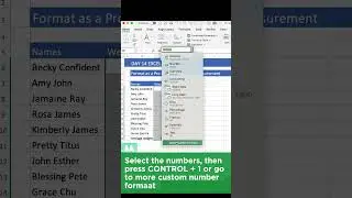 Excel Pro tips and tricks to increase efficiency: Format as a pro to display unit #exceltips