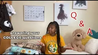 Q&A: answering your questions about COLLEGE, freshman advice + more *2020 edition*| TheeRazariah