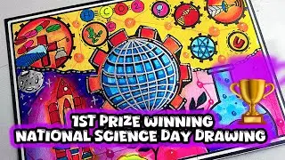 National Science Day Drawing/Science Day Poster/National technology day drawing#scienceproject