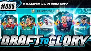 FRANCE VS GERMANY - EUROS DRAFT CHALLENGE!!! - #FIFA21 - ULTIMATE TEAM DRAFT TO GLORY #05
