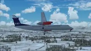 [✈FSX] Worst and Scariest Landing ever!! HD